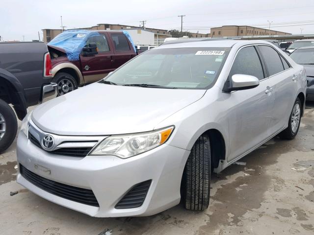 4T4BF1FK4DR282908 - 2013 TOYOTA CAMRY L GRAY photo 2