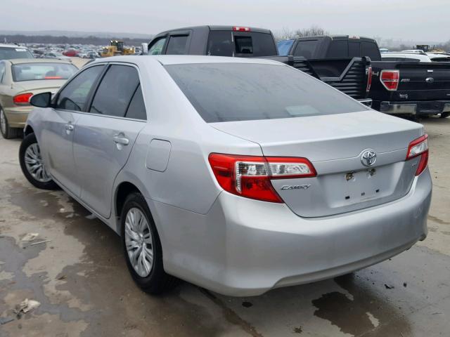 4T4BF1FK4DR282908 - 2013 TOYOTA CAMRY L GRAY photo 3