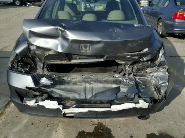 JHMCP26898C008012 - 2008 HONDA ACCORD EXL GRAY photo 9