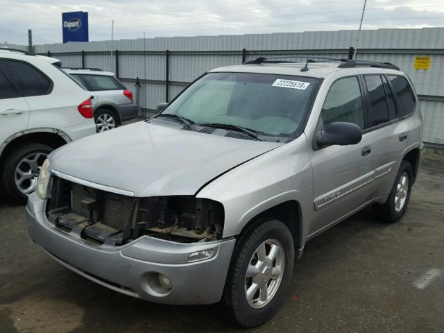 1GKDS13S742223584 - 2004 GMC ENVOY SILVER photo 2