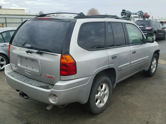 1GKDS13S742223584 - 2004 GMC ENVOY SILVER photo 4