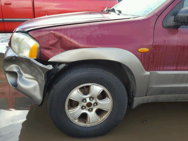 4F2CZ06143KM11476 - 2003 MAZDA TRIBUTE ES 勃艮第红 照片 9