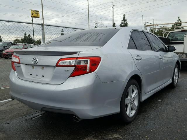 4T1BF1FK7EU398633 - 2014 TOYOTA CAMRY L SILVER photo 4