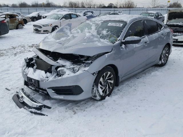 2HGFC2F73GH006559 - 2016 HONDA CIVIC EX ვერცხლისფერი ფოტო 2