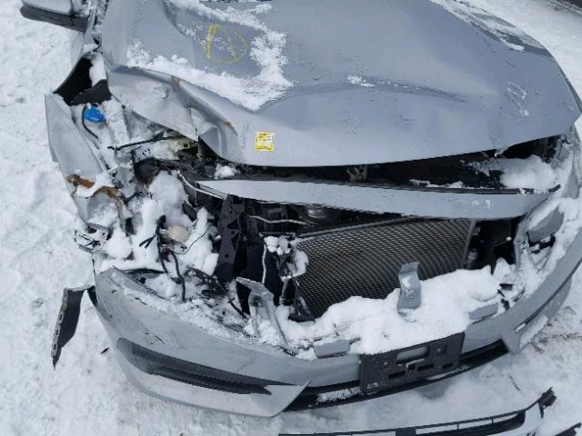 2HGFC2F73GH006559 - 2016 HONDA CIVIC EX ვერცხლისფერი ფოტო 9