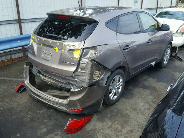 KM8JT3AB7DU717146 - 2013 HYUNDAI TUCSON GL TAN photo 4