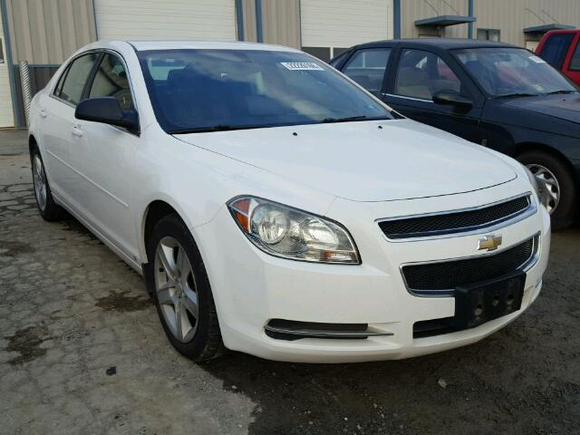 1G1ZG57B694184740 - 2009 CHEVROLET MALIBU LS WHITE photo 1