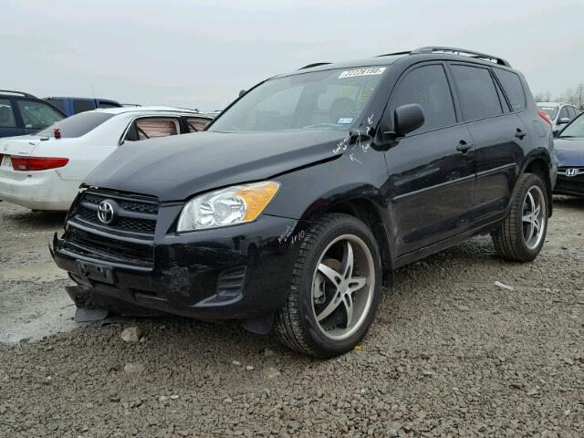 2T3ZF4DV2AW031069 - 2010 TOYOTA RAV4 BLACK photo 2