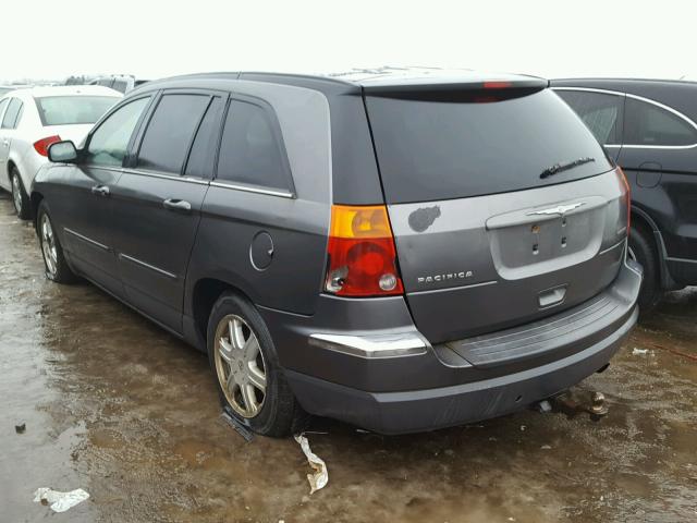 2C8GF68484R524823 - 2004 CHRYSLER PACIFICA GRAY photo 3