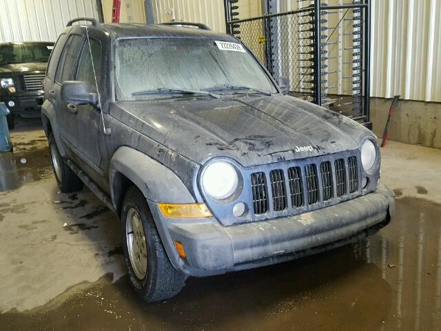 1J4GL48K37W676026 - 2007 JEEP LIBERTY SP BLUE photo 1