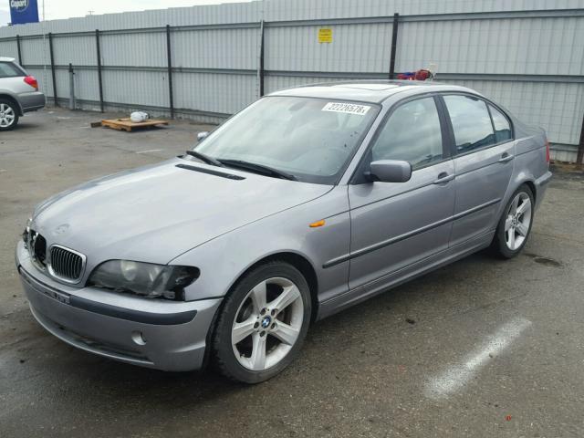 WBAET37444NH04864 - 2004 BMW 325 I GRAY photo 2