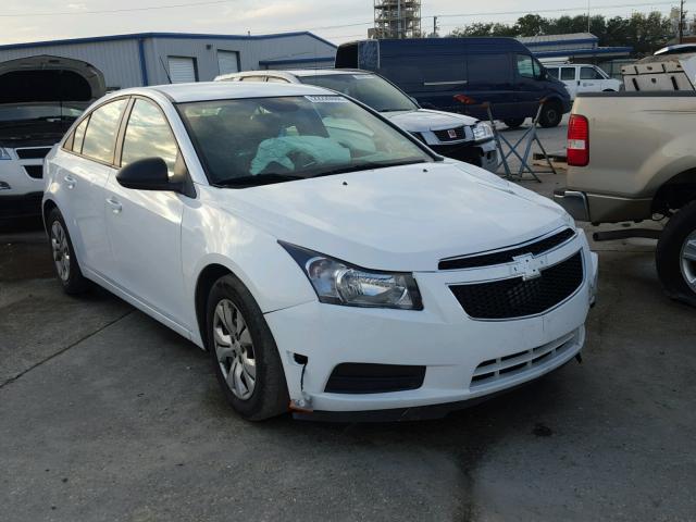 1G1PA5SH3E7347079 - 2014 CHEVROLET CRUZE LS WHITE photo 1