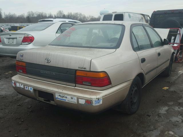 2T1AE09B2RC085100 - 1994 TOYOTA COROLLA LE GOLD photo 4