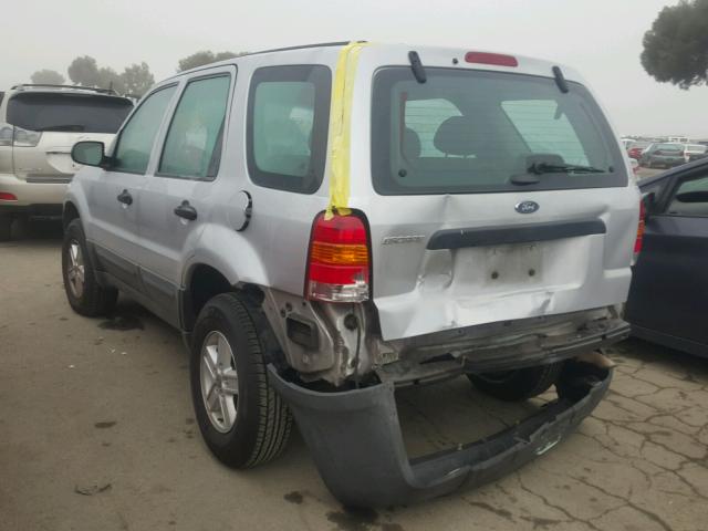 1FMYU02ZX5KA07578 - 2005 FORD ESCAPE XLS SILVER photo 3