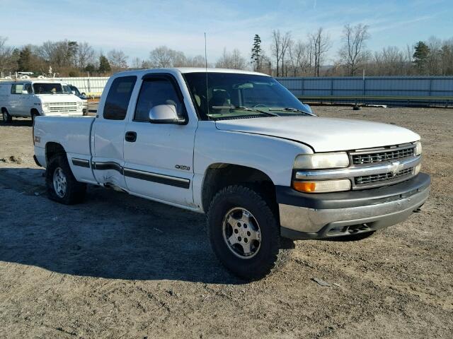 1GCEK19T3YE152677 - 2000 CHEVROLET SILVERADO WHITE photo 1