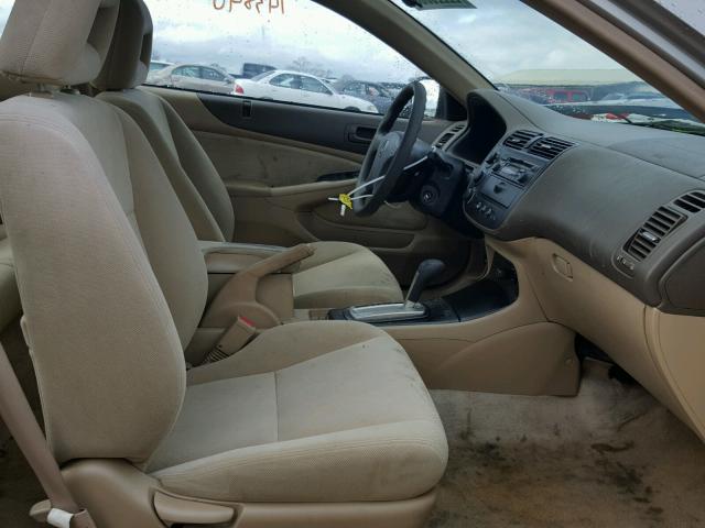 1HGEM22585L073722 - 2005 HONDA CIVIC LX BEIGE photo 5