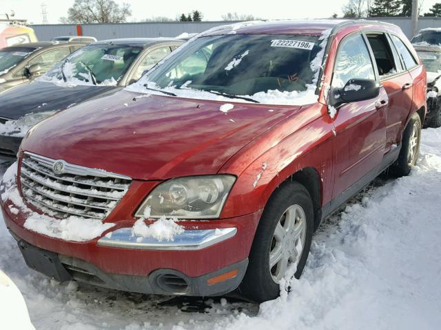 2C4GF68435R560339 - 2005 CHRYSLER PACIFICA T RED photo 2