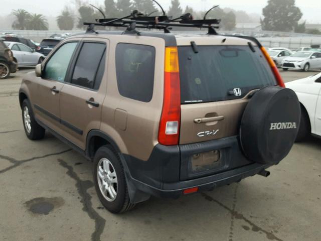 JHLRD78894C004974 - 2004 HONDA CR-V EX BROWN photo 3