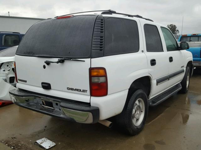 1GNEC13V62J250115 - 2002 CHEVROLET TAHOE C150 WHITE photo 4