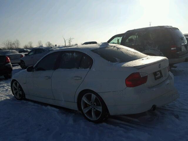 WBAVB73547KY60379 - 2007 BMW 335 I WHITE photo 3