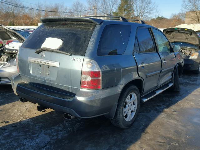 2HNYD18735H503968 - 2005 ACURA MDX TOURIN BLUE photo 4