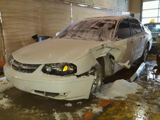 2G1WH52K449416314 - 2004 CHEVROLET IMPALA LS WHITE photo 2