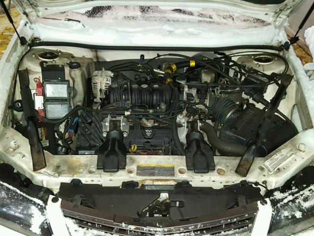 2G1WH52K449416314 - 2004 CHEVROLET IMPALA LS WHITE photo 7