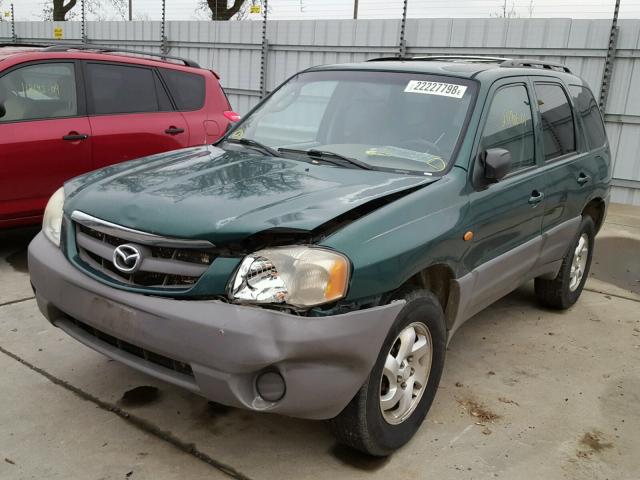 4F2YU06B81KM25391 - 2001 MAZDA TRIBUTE DX 绿色 照片 2