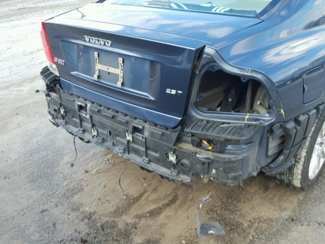YV1RS592482690770 - 2008 VOLVO S60 2.5T BLUE photo 9