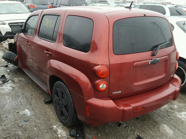 3GNDA13D38S537363 - 2008 CHEVROLET HHR LS RED photo 3