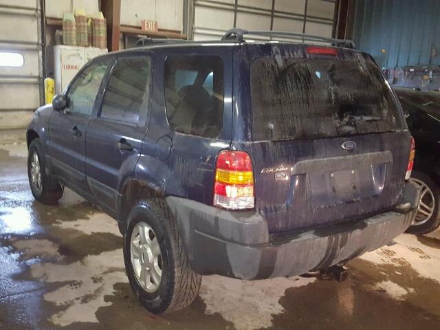 1FMCU03113KB23347 - 2003 FORD ESCAPE XLT BLUE photo 3