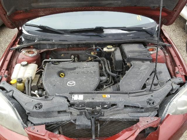 JM1BK343661463479 - 2006 MAZDA 3 HATCHBAC RED photo 7