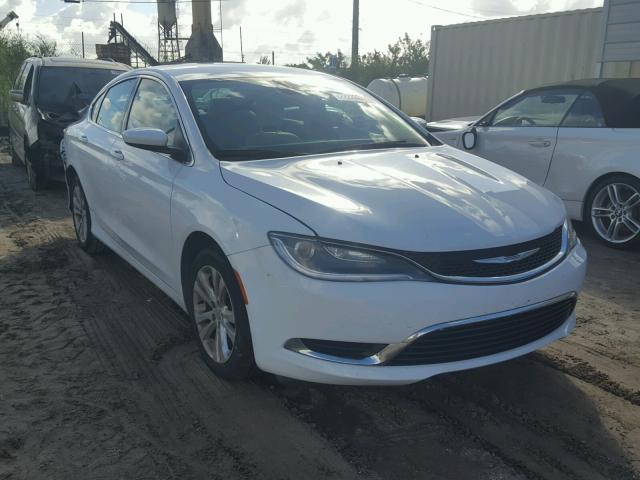 1C3CCCAB6FN724068 - 2015 CHRYSLER 200 LIMITE WHITE photo 1