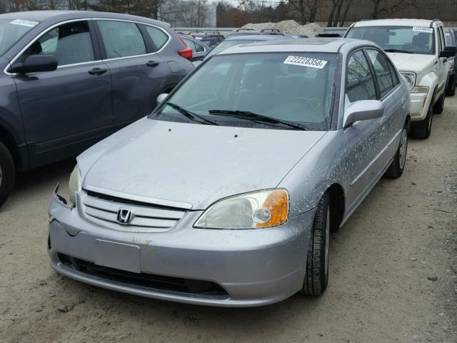 2HGES26753H514914 - 2003 HONDA CIVIC EX 银色 照片 2