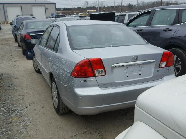 2HGES26753H514914 - 2003 HONDA CIVIC EX SILVER photo 3