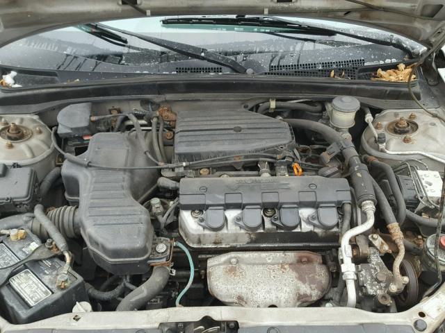 2HGES26753H514914 - 2003 HONDA CIVIC EX SILVER photo 7