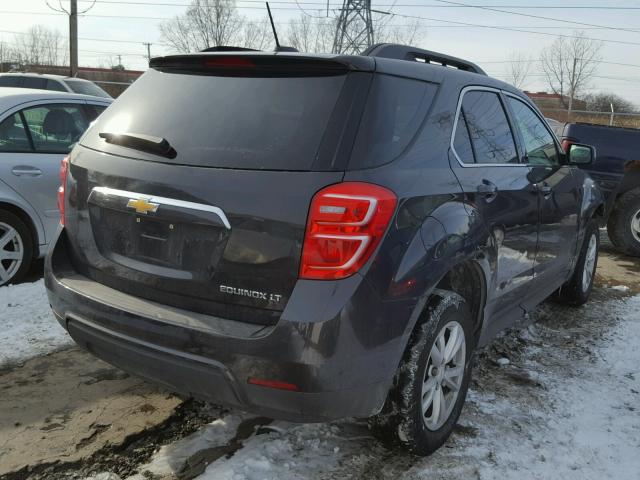 2GNALCEK6G6103553 - 2016 CHEVROLET EQUINOX LT GRAY photo 4