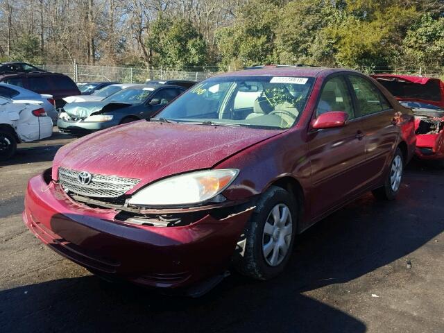 4T1BE32K33U208103 - 2003 TOYOTA CAMRY LE RED photo 2