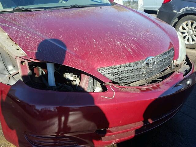 4T1BE32K33U208103 - 2003 TOYOTA CAMRY LE RED photo 9