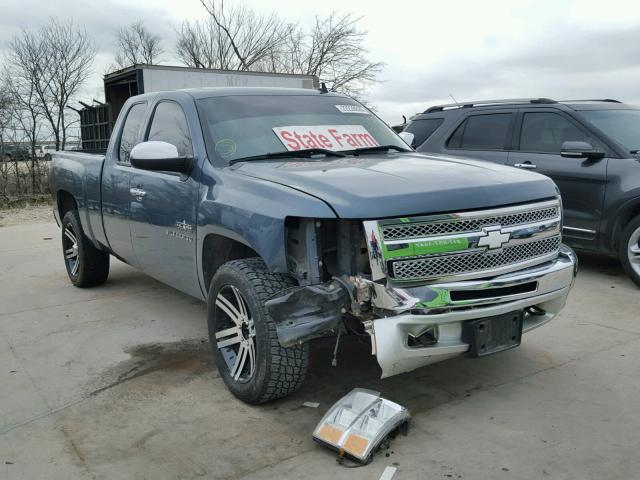 1GCRCSE09BZ391182 - 2011 CHEVROLET SILVERADO BLUE photo 1