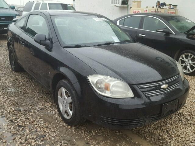 1G1AK18F987302282 - 2008 CHEVROLET COBALT LS BLACK photo 1