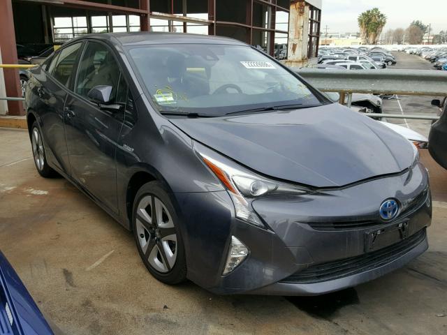 JTDKARFU5G3025098 - 2016 TOYOTA PRIUS GRAY photo 1