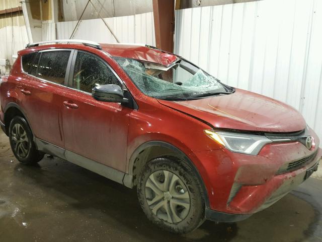 2T3BFREV3GW467547 - 2016 TOYOTA RAV4 LE RED photo 1