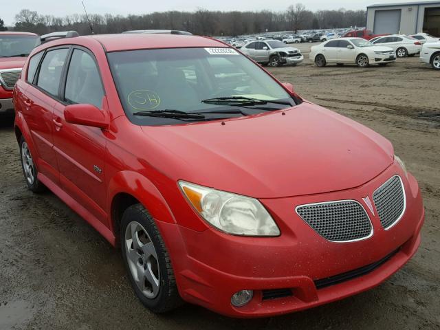 5Y2SL65876Z428394 - 2006 PONTIAC VIBE RED photo 1