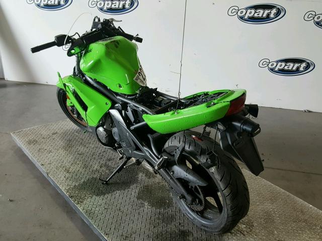 JKAEXEA148A041222 - 2008 KAWASAKI EX650 A GREEN photo 3