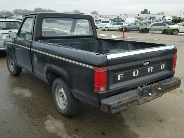 1FTBR10A8JUE14389 - 1988 FORD RANGER BLACK photo 3