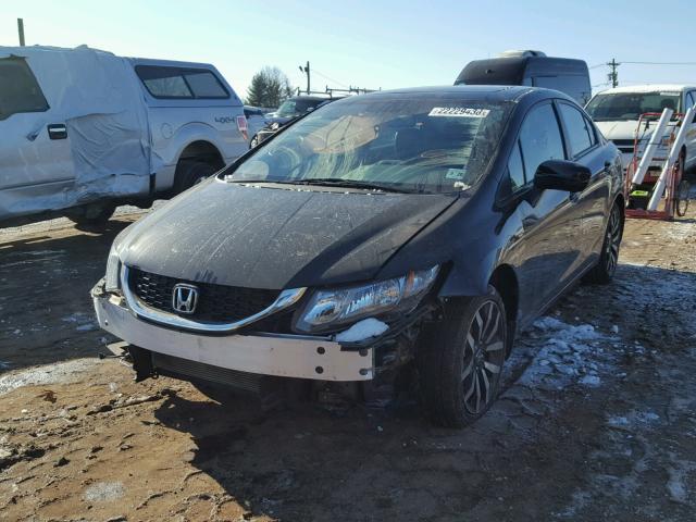 19XFB2F91FE240602 - 2015 HONDA CIVIC EXL 黑色 照片 2