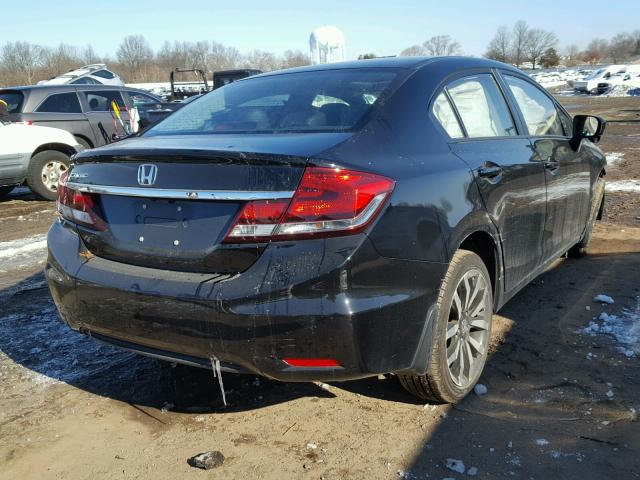 19XFB2F91FE240602 - 2015 HONDA CIVIC EXL 黑色 照片 4