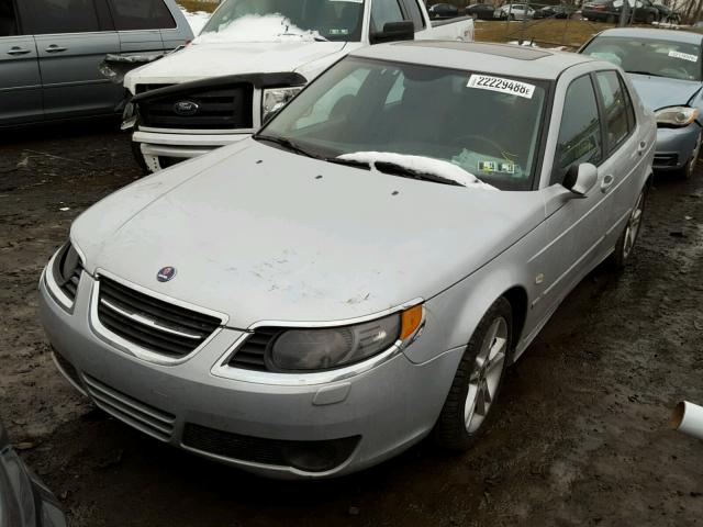 YS3ED49G283509611 - 2008 SAAB 9-5 2.3T SILVER photo 2