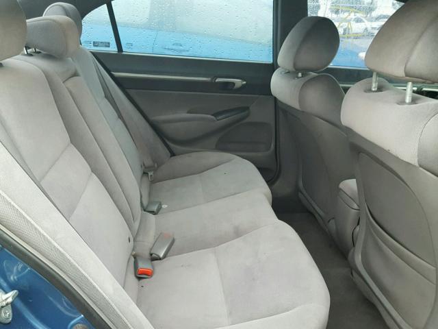 1HGFA16867L085348 - 2007 HONDA CIVIC EX ლურჯი ფოტო 6
